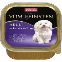خوراک کاسه‌ای ووم فیستن حاوی گوشت بره و غلات مخصوص سگ 150 گرم