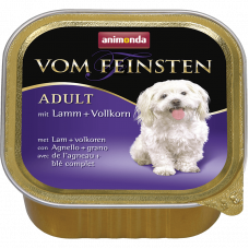 خوراک کاسه‌ای ووم فیستن حاوی گوشت بره و غلات مخصوص سگ 150 گرم