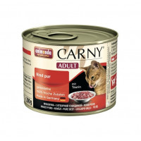 کنسرو گربه کارنی آنیموندا پته حاوی گوشت خالص گاو مخصوص گربه بالغ 200 گرمی