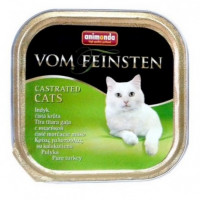 غذای کاسه ای ووم گربه عقیم شده آنیموندا فیستن حاوی گوشت خالص بوقلمون مخصوص 100 گرمی
