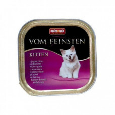 غذای کاسه ای ووم گربه بالغ آنیموندا فیستن حاوی گوشت بره مخصوص بچه گربه 100 گرمی